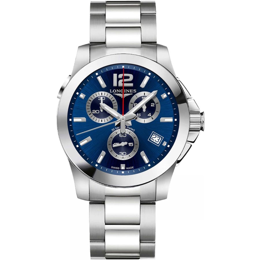 Longines Conquest Automatic Chronograph Blue Dial Men's Watch L3.702.4.96.6
