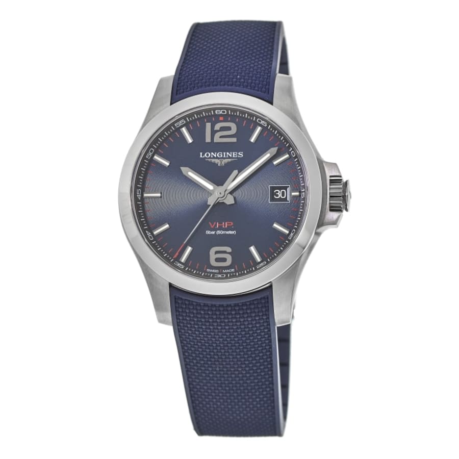 Longines Conquest V.H.P. Men's Watch L3.726.4.96.9 | WatchMaxx