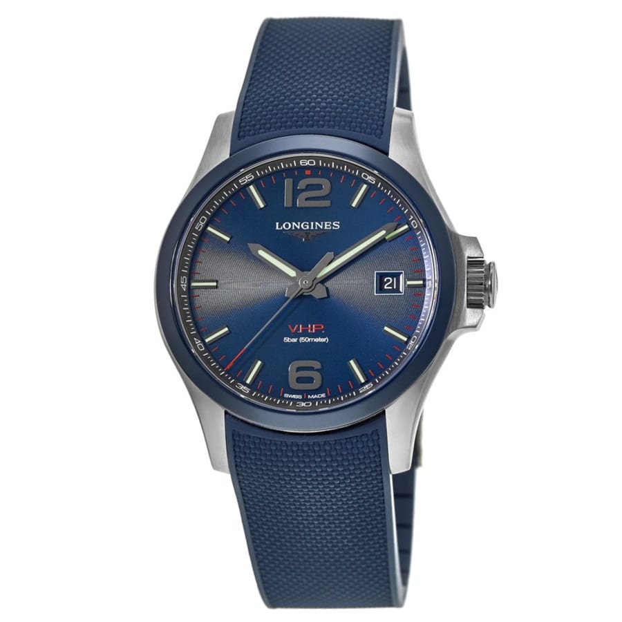 longines vhp blue rubber