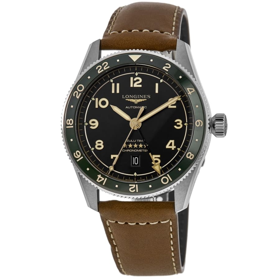 Longines Spirit Zulu Time Men's Watch L3.812.4.63.2 | WatchMaxx