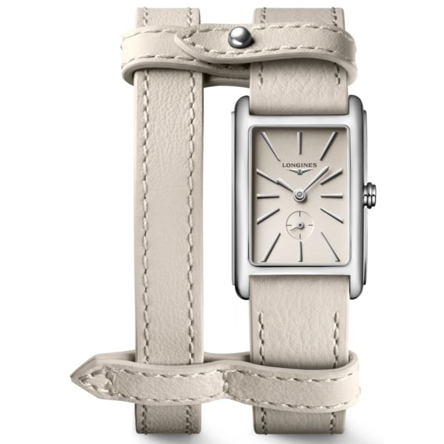 Longines DolceVita Beige Dial Leather Strap Women's Watch L5.255.4.79.2