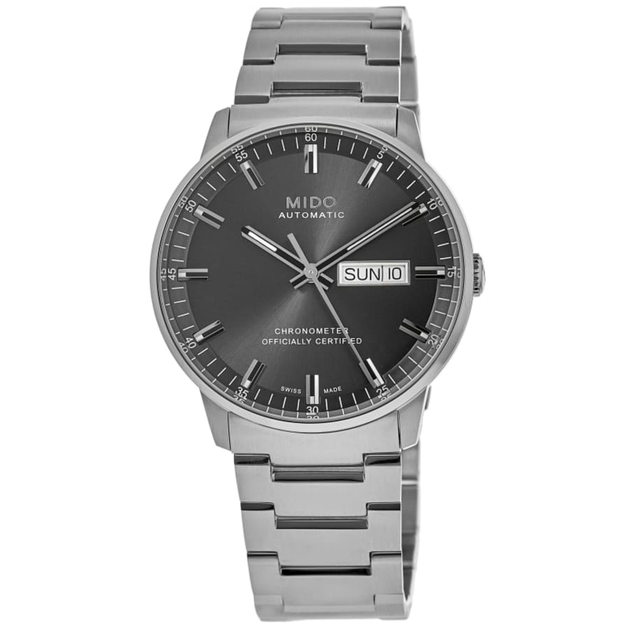 IDone 180㎝ Mido Commander Chronometer Anthracite Dial Steel Men's Watch