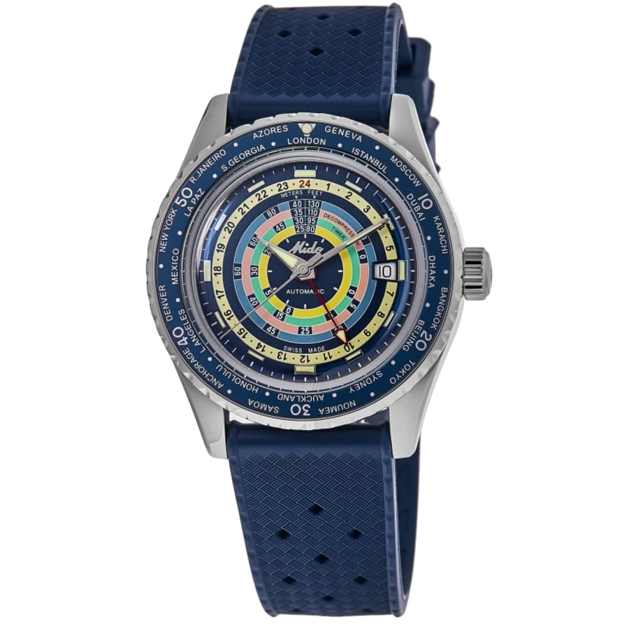 Mido Ocean Star Decompression Worldtimer Men's Watch M026.829.17