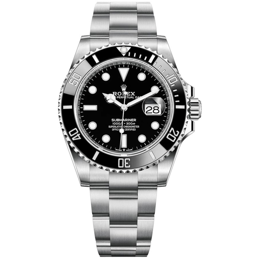 Rolex Submariner Black Dial Date Oystersteel Men's Watch M126610LN-0001