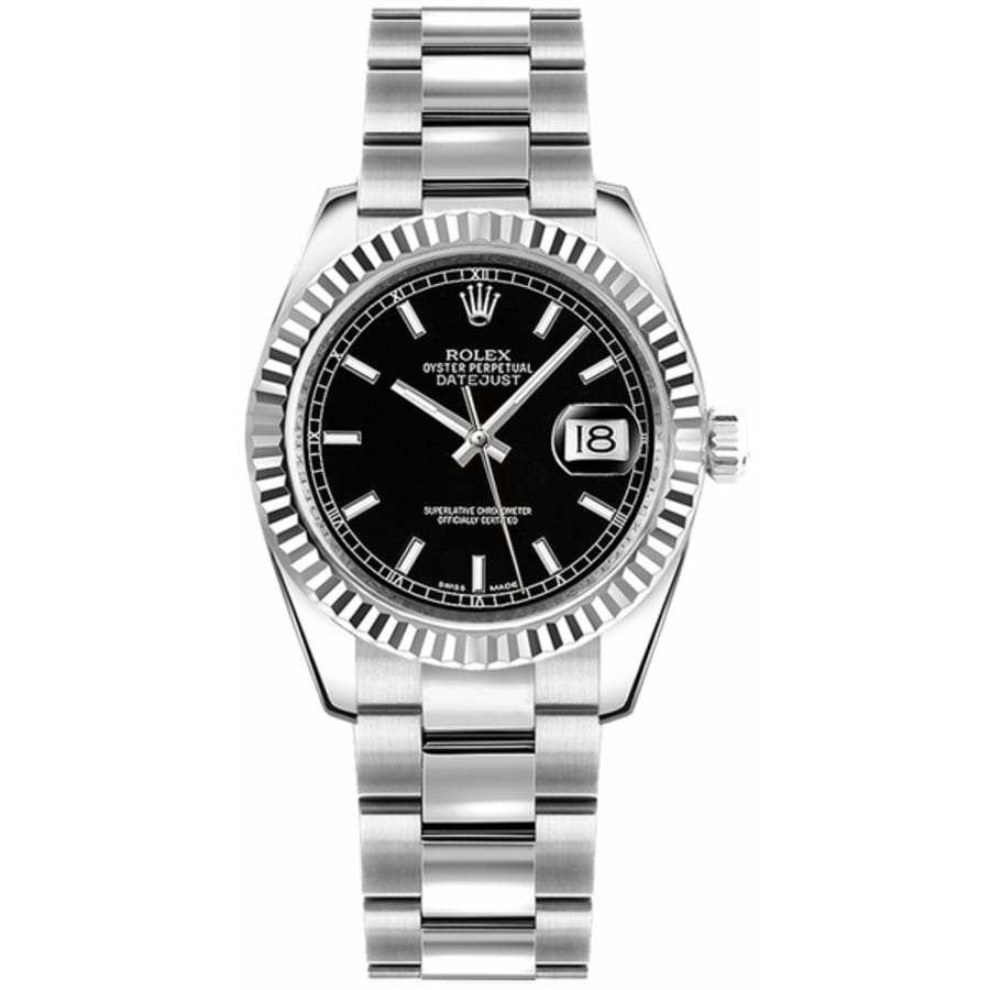 Rolex Datejust 31 Black Dial Women's 
