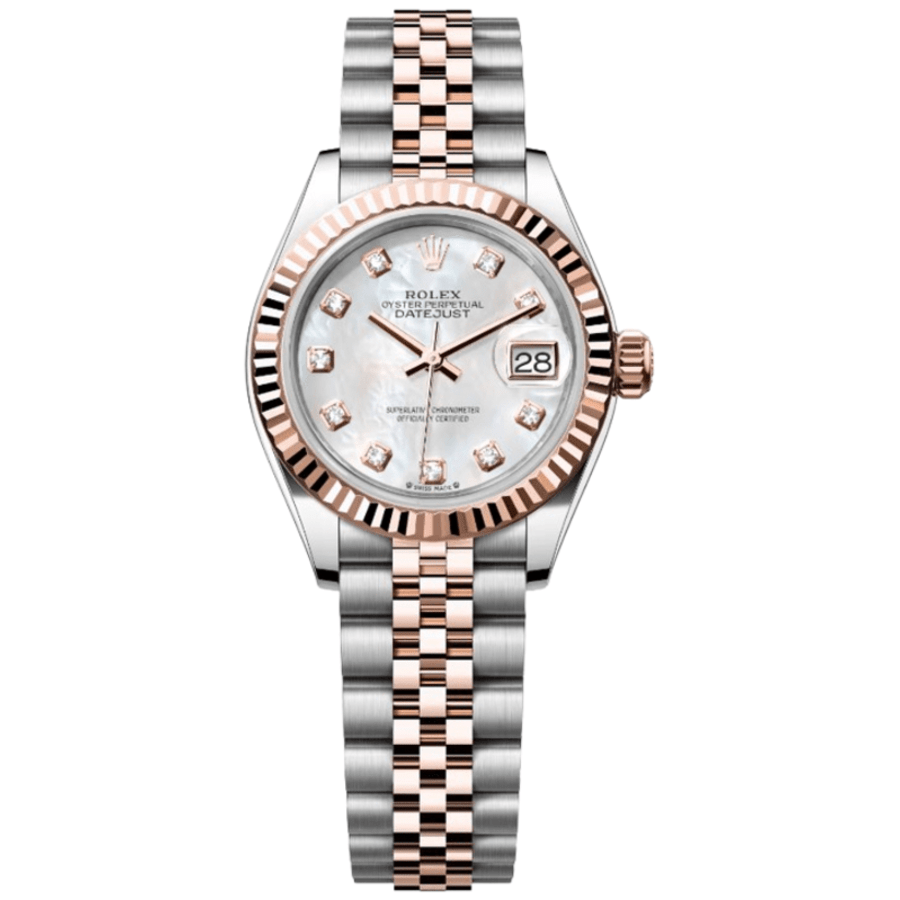 Rolex Lady-Datejust 28 Steel and Everose Gold Women's Watch