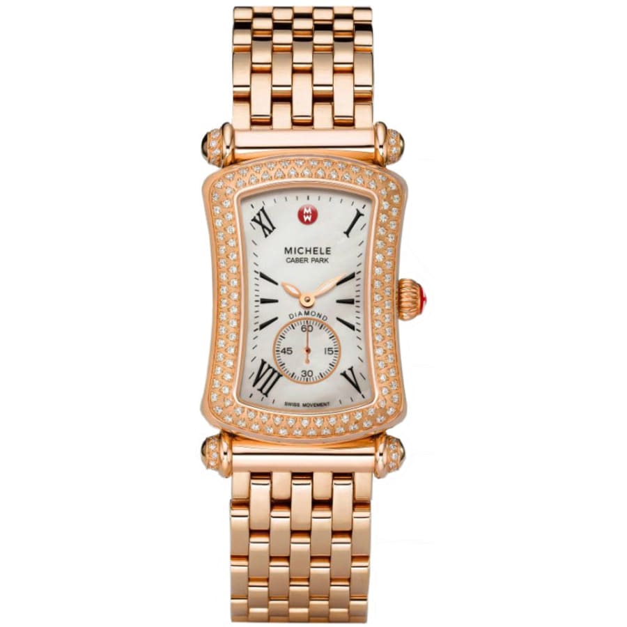 Rose gold Michele Caber Watch with Diamonds Michele Caber Diamond Rose Gold-tone Ladies Watch  main image 2