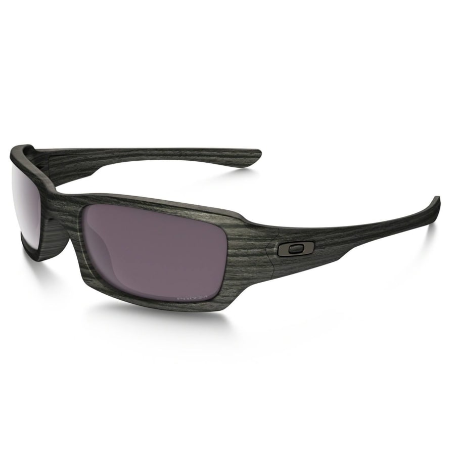 luge belønning frost Oakley Fives Squared Prizm Daily Polarized Woodgrain Collection Sunglasses  OO9238-19