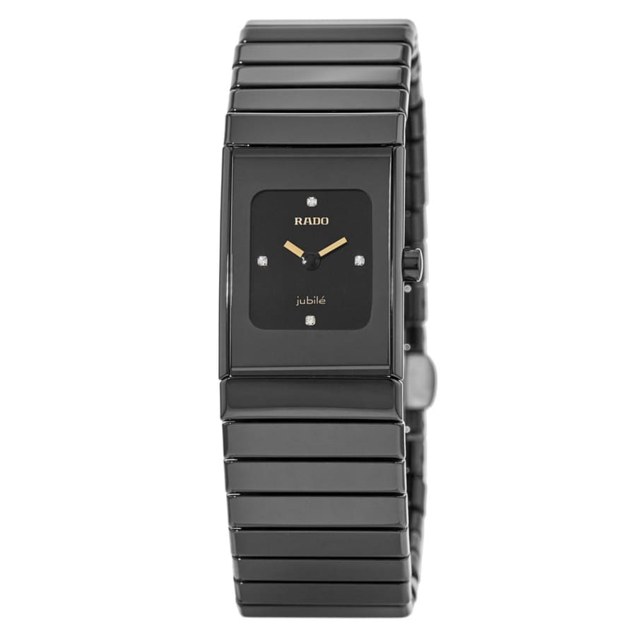 Rado Ceramica XS Quartz Black Women's Watch R21540742 | WatchMaxx