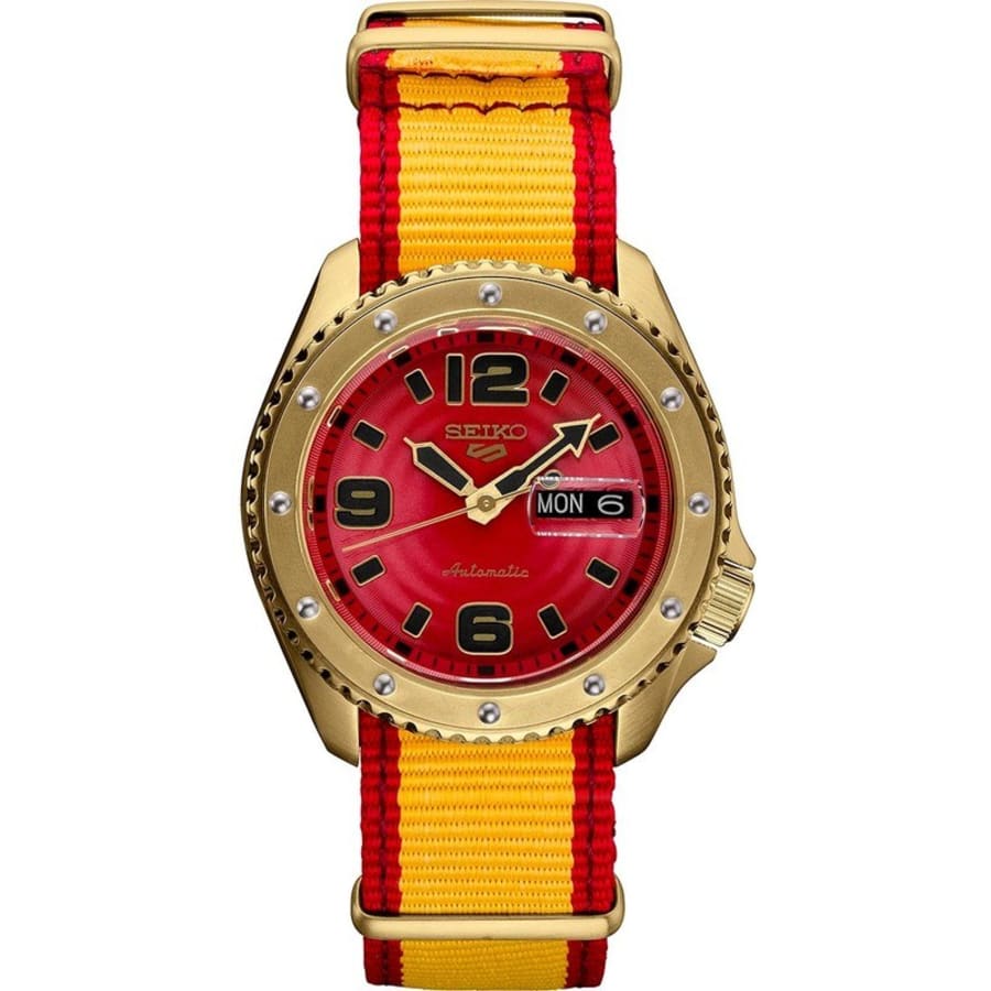 Seiko 5 Automatic Zangief Street Fighter Limited Edition Red Seiko 5 Automatic Zangief Street Fighter Limited Edition Red