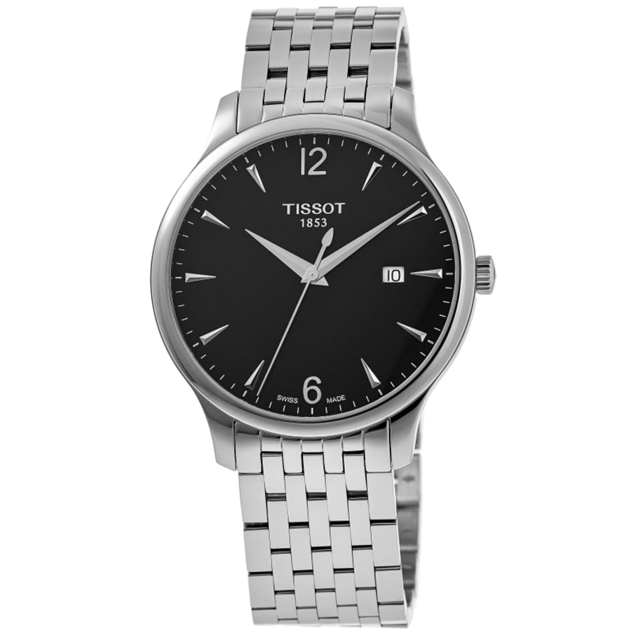 Orologio Tissot Tradition Uomo T063.610.11.057.00 | Quarzo, Acciaio, Quadrante Nero, 42 Mm