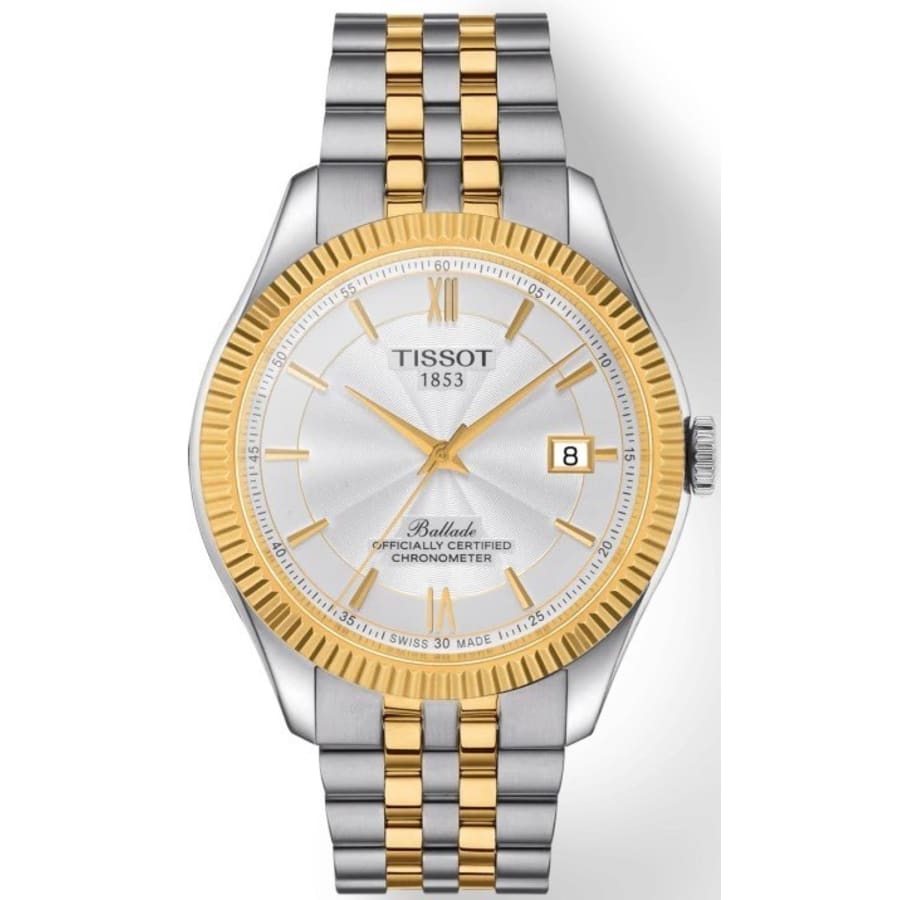 Tissot Ballade Automatic Silver Dial Two-Tone Stainless Tissot Ballade Automatic Silver Dial Two-Tone Stainless