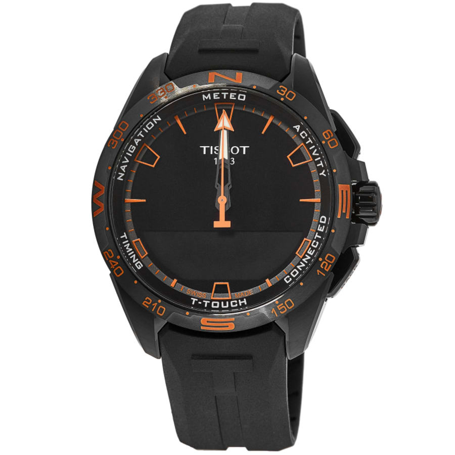 Tissot T-Touch Connect Solar Black Dial Rubber Strap Men's Watch  T121.420.47.051.04