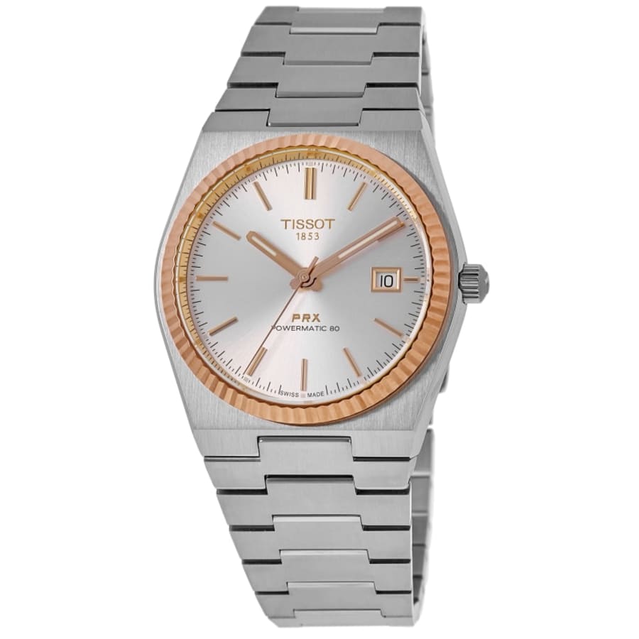 Tissot PRX Powermatic 80 Automatico Uomo – Cassa In Acciaio E Quadrante Marrone Cioccolato, Vetro Zaffiro