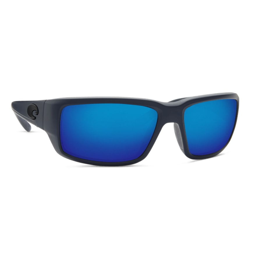 Costa Del Mar Blue Mirror Polarized Plastic Rectangular Men's Sunglasses TF  01 OBMP