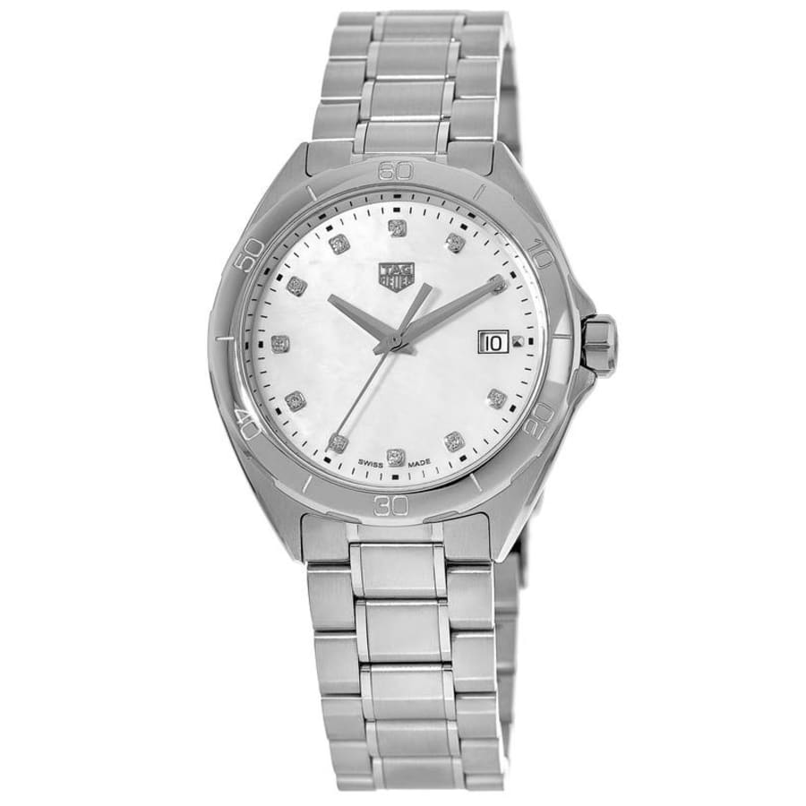 Tag Heuer Formula 1 Quartz White Mother Of Pearl Dial Women S Watch Wbj1319 Ba0666 Watchmaxx Com