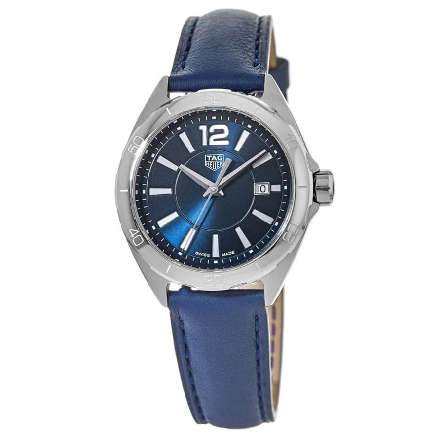 Tag Heuer Formula 1 Quartz Blue Dial Leather Strap Women S Watch Wbj1412 Fc8233 Watchmaxx Com