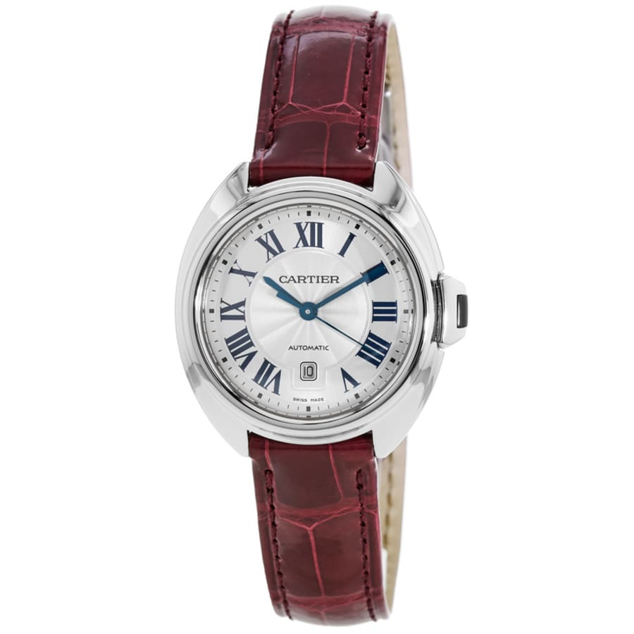 Cartier Must de Cartier Burgundy Red Bordeaux Crocodile Leather