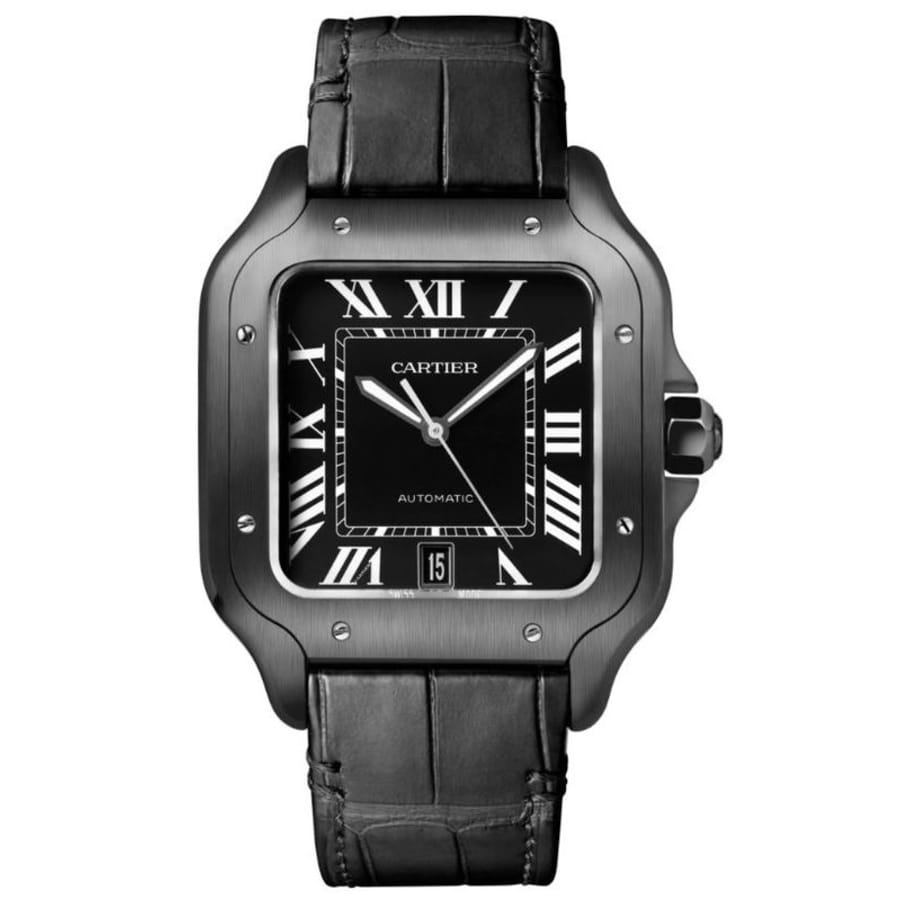 Cartier Santos De Cartier Large Steel ADLC Men's Watch WSSA0039