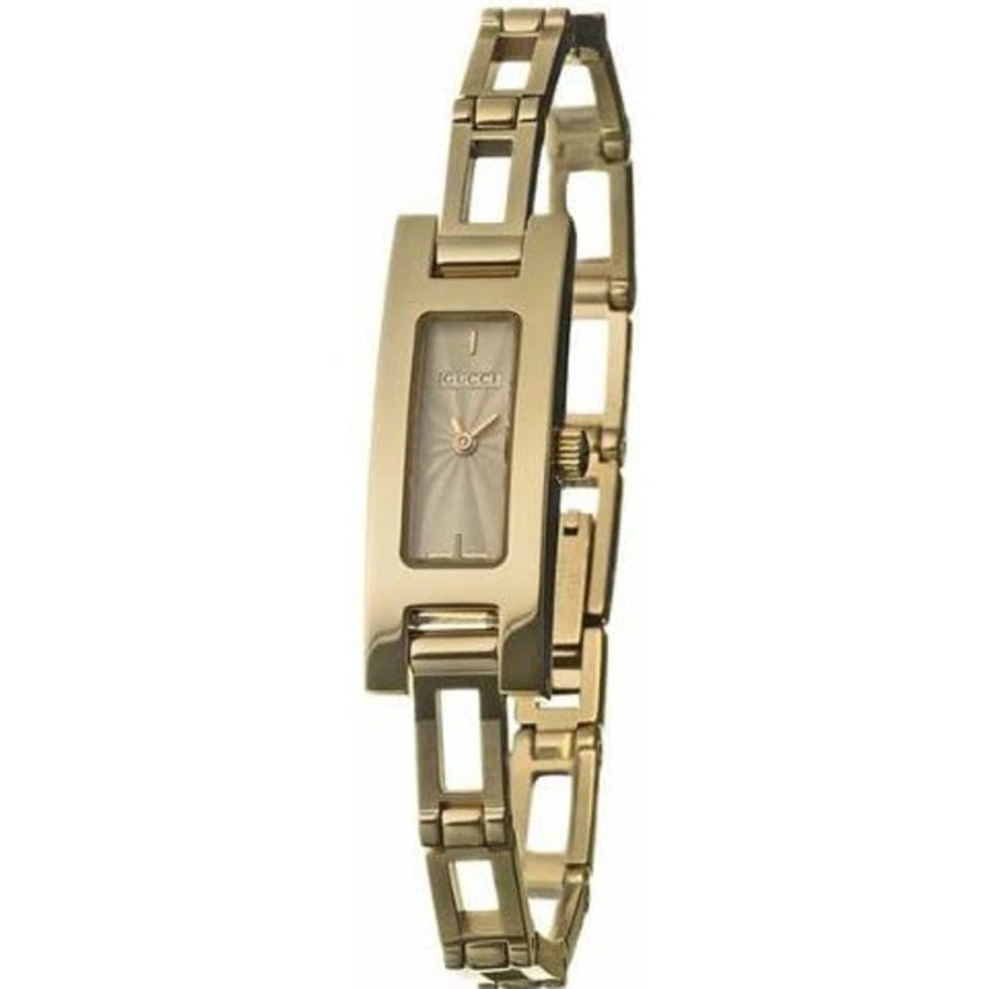 Gucci 3900 Champagne Dial Yellow Gold Women's Watch YA039528