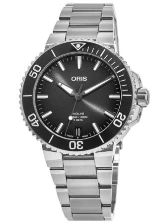 Oris Aquis Aquispro Date Calibre 400 Black Dial Steel Men's Watch 01 400 7769 4154-07 8 22 09PEB