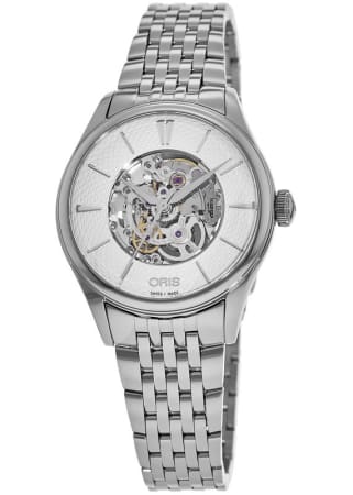 Oris Artelier Skeleton Dial Automatic Steel Women's Watch 01 560 7724 4051-07 8 17 79