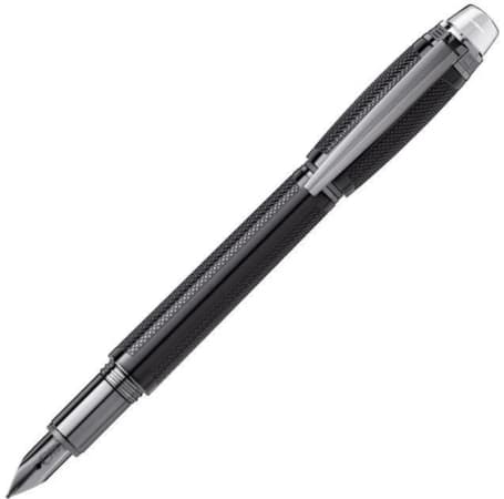 Montblanc Star Walker Extreme Fountain Black Resin Diamond-Cut Inlays Pen 111286