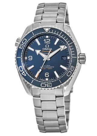 Omega Seamaster Planet Ocean 600M 39.5mm Blue Dial Steel Men's Watch 215.30.40.20.03.001