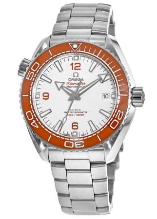 Omega Seamaster Planet Ocean 600M  White Dial Stainless Steel Men's Watch 215.30.44.21.04.001