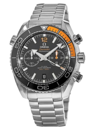 Omega Seamaster Planet Ocean 600M Chronograph 45.5mm Black Dial Stainless Steel Men's Watch 215.30.46.51.01.002