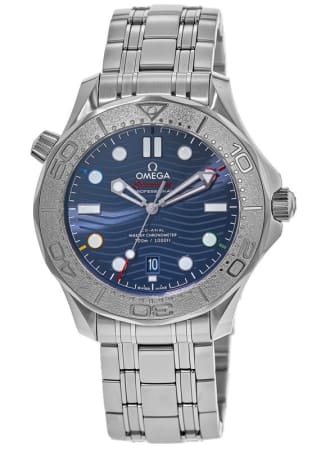 Omega Seamaster Diver 300M "Beijing 2022" Special Blue Edition Men's Watch 522.30.42.20.03.001