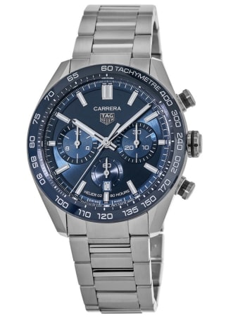 Tag Heuer Carrera Chronograph Automatic Blue Dial Steel Men's Watch CBN2A1A.BA0643