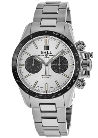 Ball Engineer Hydrocarbon Racer Chronograph Silver Dial Men's Watch CM2198C-S1CJ-SL