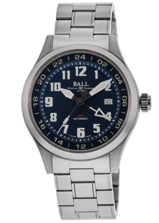 Ball Engineer  Navigator GMT Blue Dial Steel Men's Watch GM1086C-S3-BE