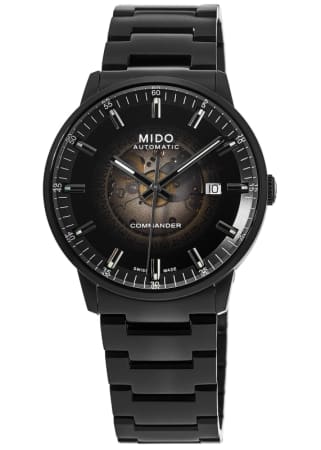 Mido Commander Gradient Black Dial Black Steel Men's Watch M021.407.33.411.00