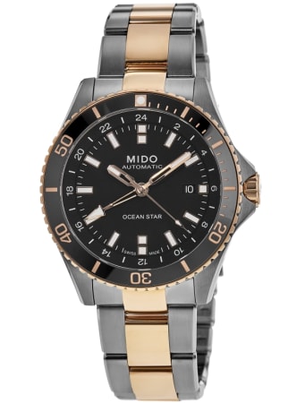 Mido Ocean Star GMT Black Dial Two-Tone Steel Men's Watch M026.629.22.051.00