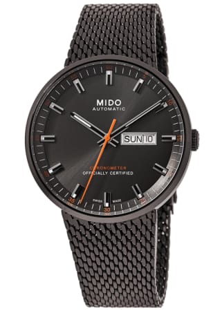 Mido Commander Icone Grey Dial Black Steel Men's Watch M031.631.33.061.00