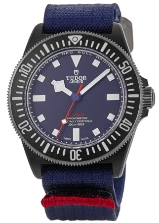 Tudor Pelagos FXD "Alinghi Red Bull Racing Edition" Blue Dial Fabric Strap Men's Watch M25707KN-0001