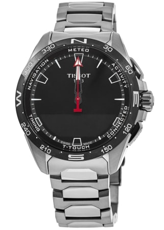 Tissot T-Touch Connect Solar Black Dial Titanium Rechargeable Men's Watch T121.420.44.051.00