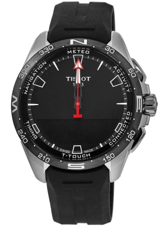 Tissot T-Touch Connect Solar Black Dial Rubber Strap Men's Watch T121.420.47.051.00