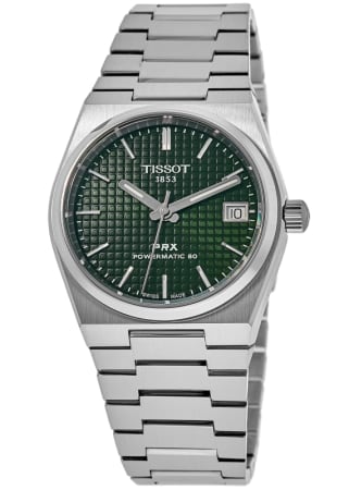 Tissot PRX Powermatic 80 35mm Green Dial Steel Unisex Watch T137.207.11.091.00