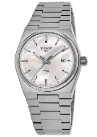 R*a様 【美品】TISSOT PRX 35MM マザーオブパール　T13721 Tissot PRX Powermatic 80 35mm White Mother of Pearl