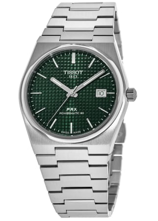 Tissot PRX Powermatic 80 Green Dial Steel Men's Watch T137.407.11.091.00