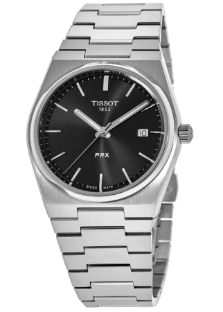 Tissot PRX Quartz Black Dial Steel Men's Watch T137.410.11.051.00