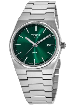 Tissot PRX Quartz Green Dial Steel Men's Watch T137.410.11.091.00