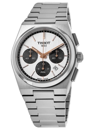 Tissot PRX Automatic Chronograph White Dial Steel Men's Watch T137.427.11.011.00-PO