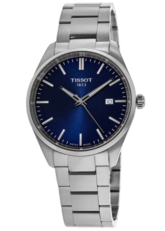Tissot PR 100  Quartz Blue Dial Stainless Steel Men's Watch T150.410.11.041.00