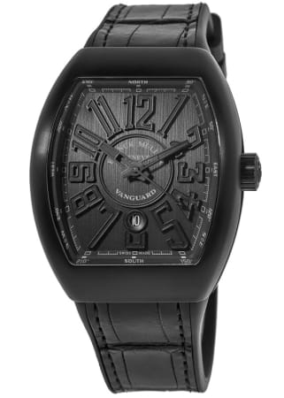 Franck Muller Vanguard Classical Blackout Titanium Men's Watch V 45 SC DT TT NR BR NR