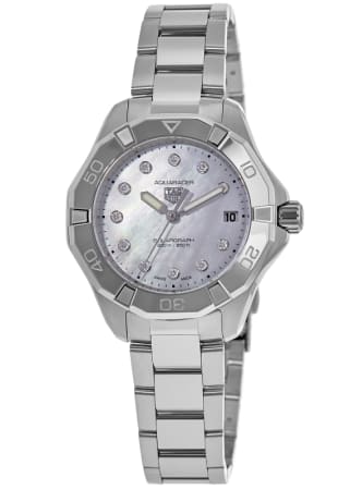 Tag Heuer Aquaracer Professional 200 Solargraph Diamond Dial Women's Watch WBP1313.BA0005