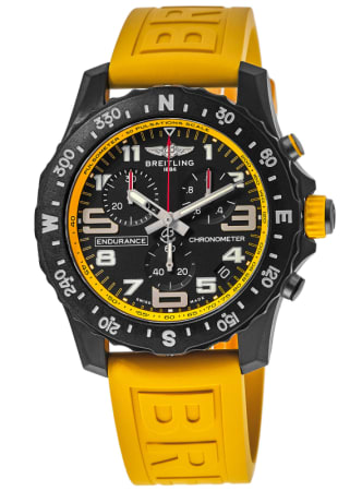 Breitling Professional Endurance Pro Yellow Rubber Strap Men's Watch X82310A41B1S1